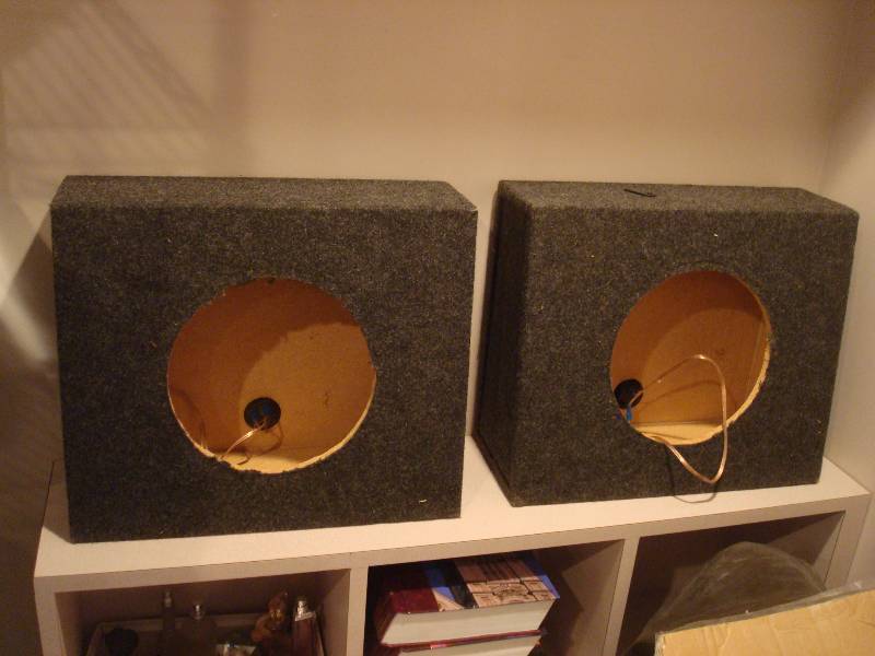 lot 188 image: Pair Of Sub Woofer Boxes...