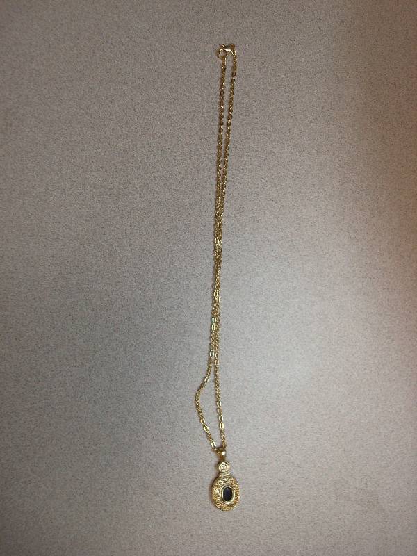 lot 198 image: Gold Tone Necklace...