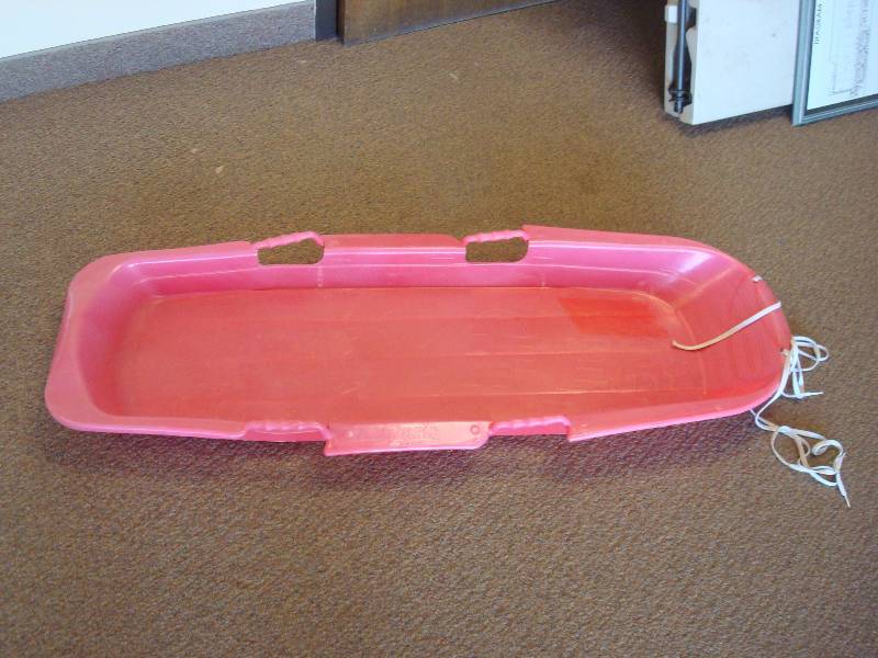 lot 208 image: Vintage Snow Sled, Made In The USA...
