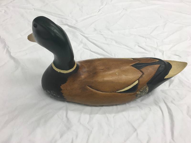 antique wooden duck
