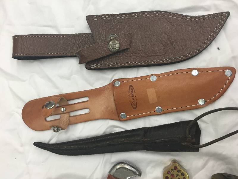 3 antique knives