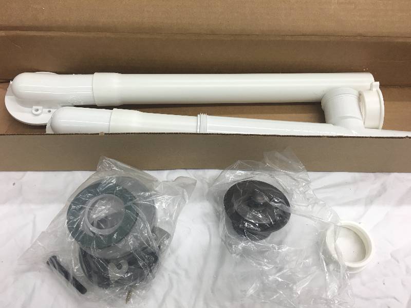 Watco 550-PP-PVC-BZ Tubular Plastic Push Pull PVC Oil-Rubbed Bronze Bath Waste retail $34