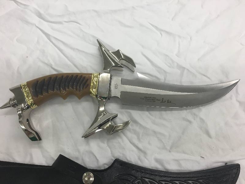 Hibben Knives  The Odyssey  January 1998 First Production Run Autographed sheath