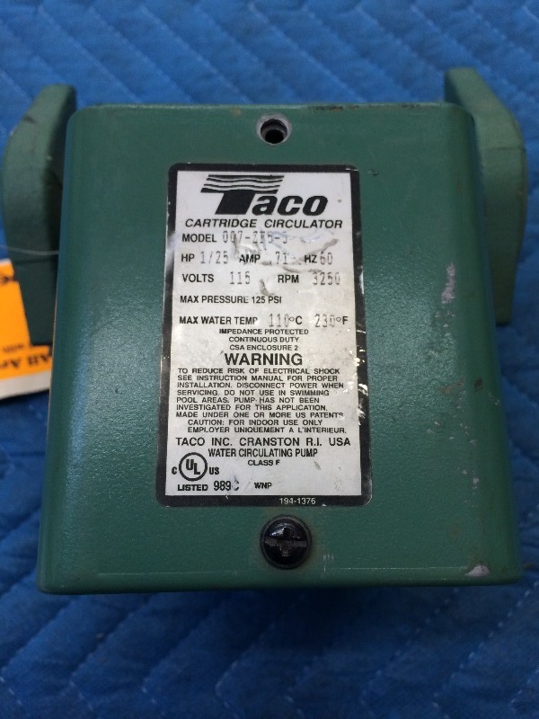 Taco Circulating Pump
