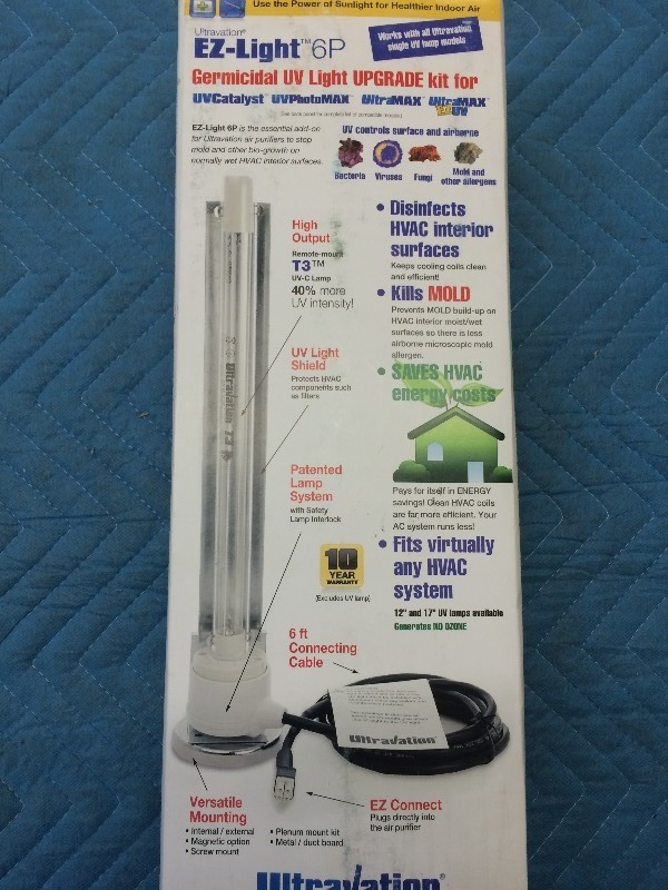 UltraVation UV Light - for homes or light commercial - NEW Product   View all pictures
