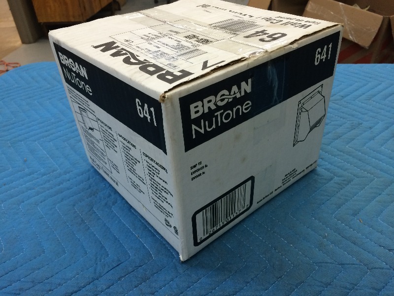 Broan Nuton  Wall Cap #641   New in the box