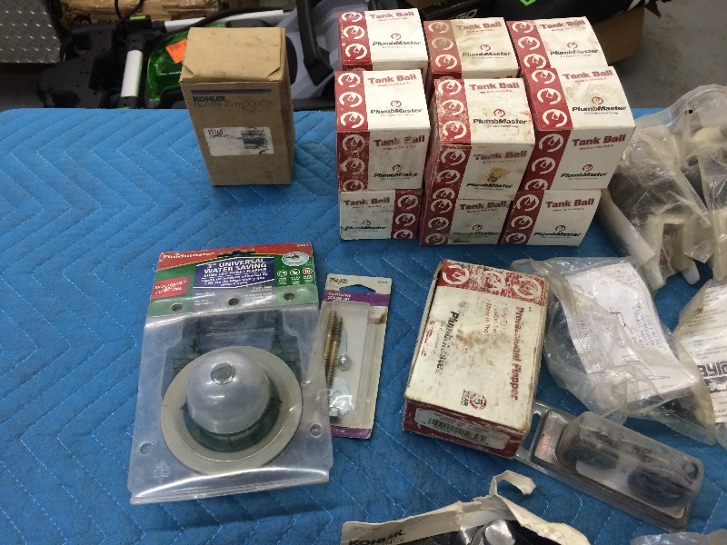 Assorted Plumbing Parts - many in new packaging