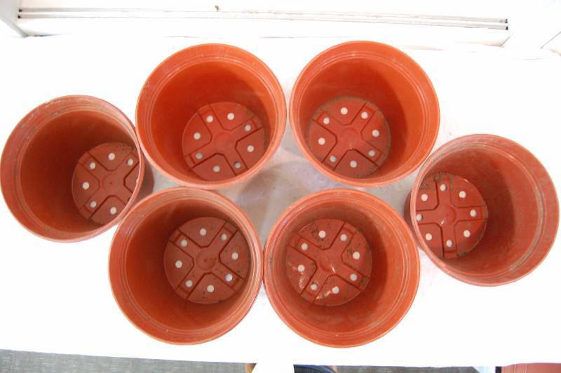 Faux Terra Cotta Planters