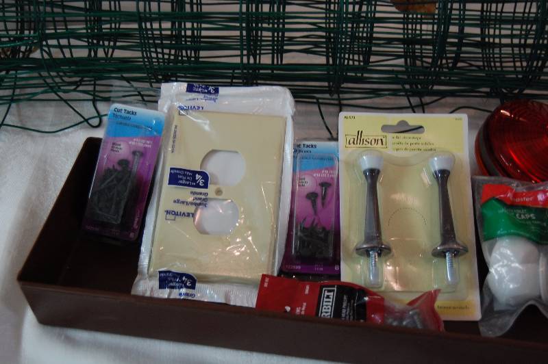 Misc Lot of Hardware, Trailer Lights, Fencing
