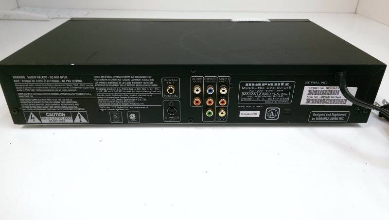 lot 28 image: Marantz DV3100U1B DVDCD Player