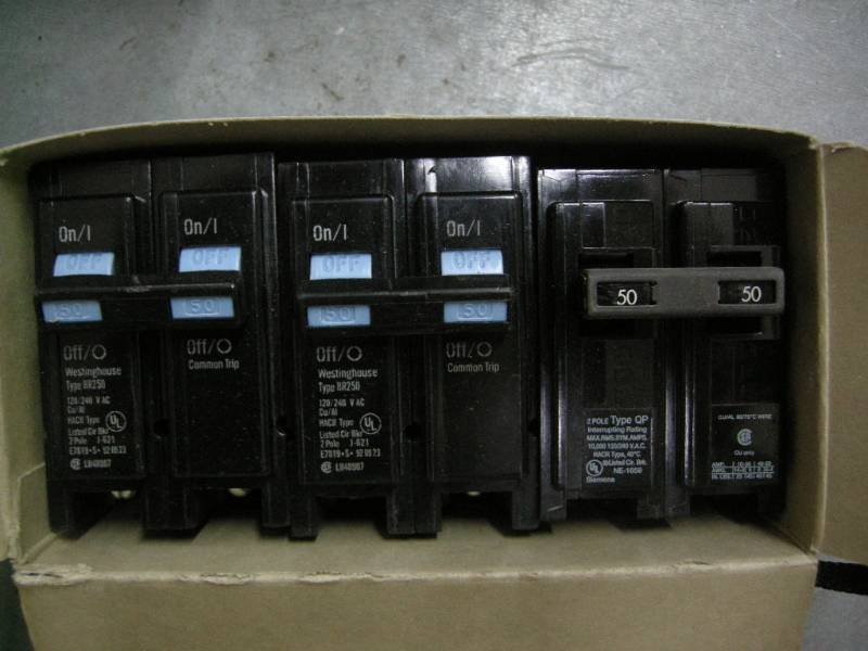 lot 55 image: 50Amp Circuit Breakers
