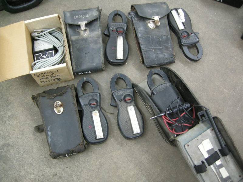 lot 110 image: Group Amprobe Clamp MetersTemp Meter