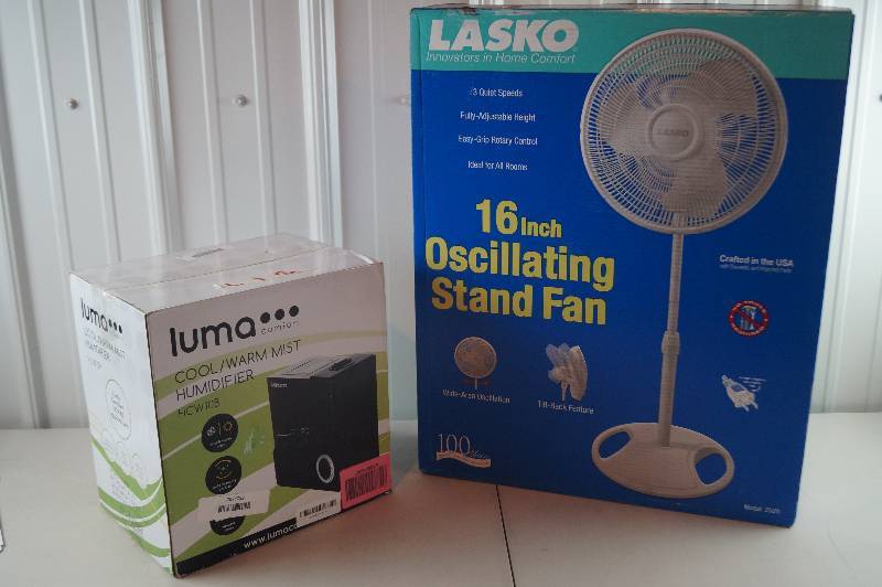 Luma Humidifier & Stand Fan