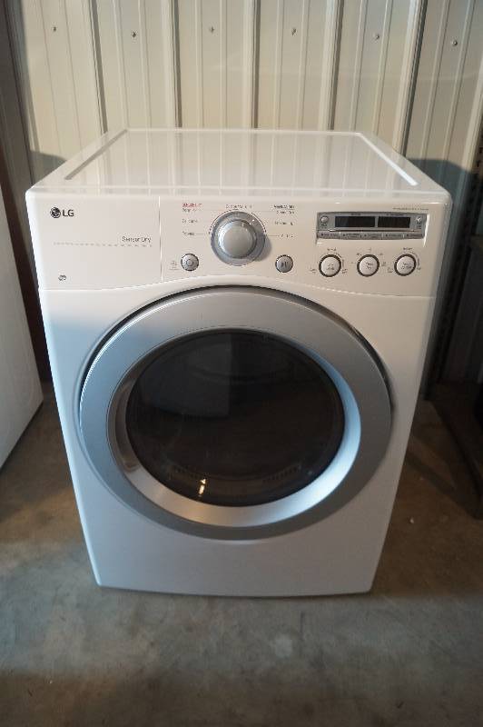 LG Gas Dryer in White