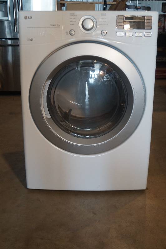 LG Gas Dryer in White