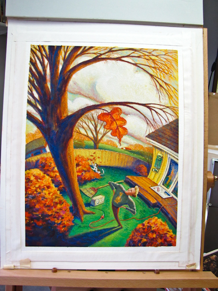 lot 47 image: Original commercial art drawing, signed