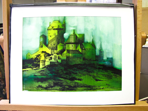 lot 41 image: Original commercial art watercolor, signed