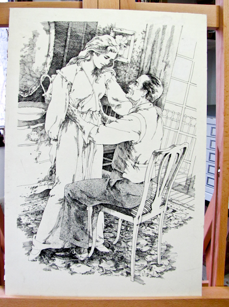 lot 62 image: Original commercial art drawing