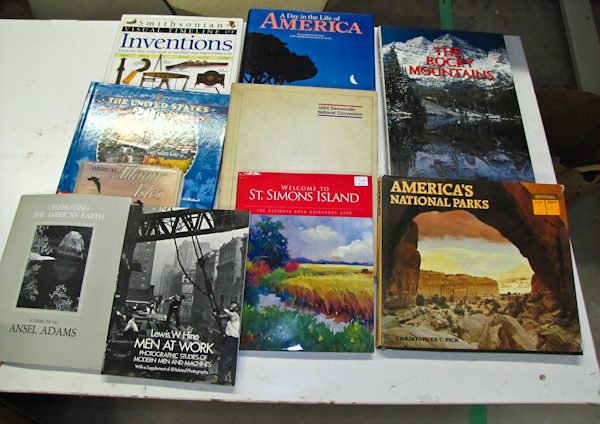lot 110 image: Large lot of Photo Books, National Parks, Rocky Mountains, Ansel Adams & more