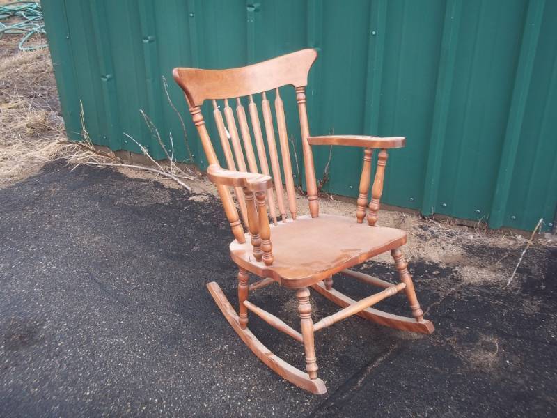 Wood Rocking Chair for restoration and repair | Advanced Sales Vintage