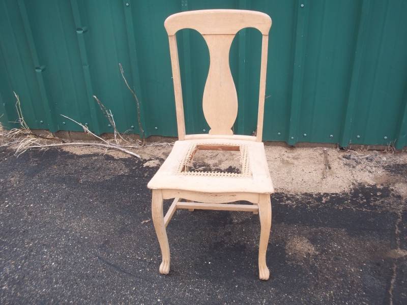 Wood chair restoration and repair