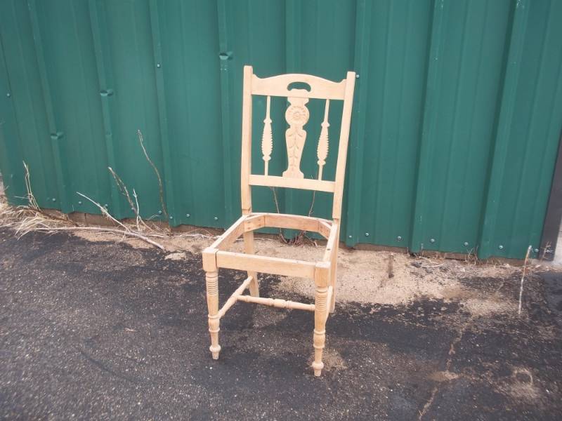 Wood chair restoration and repair