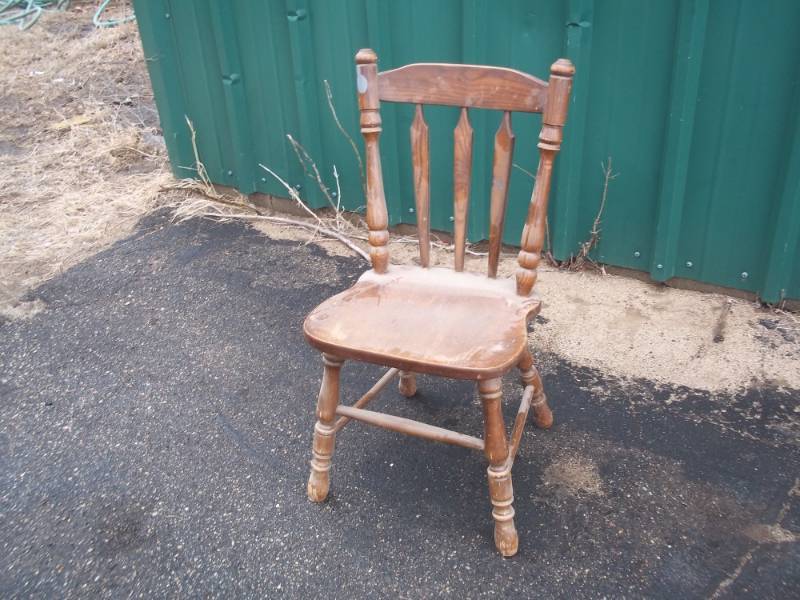 Wood chair restoration and repair