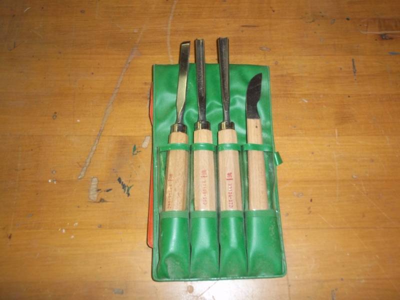 Set of 4 Wood Carving Tools