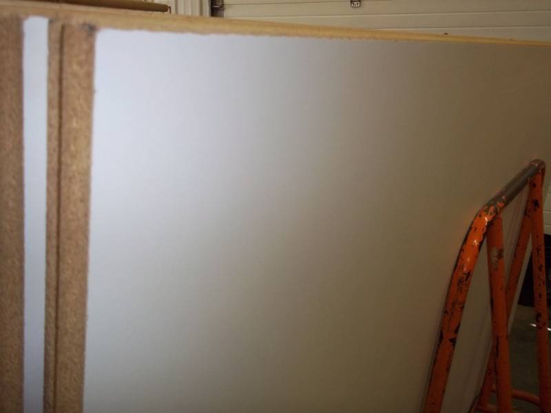 4 x 8 melamine board Double sided White 34