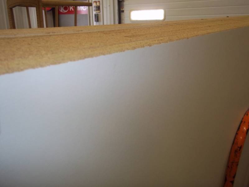 4 x 8 melamine board Double sided White 34