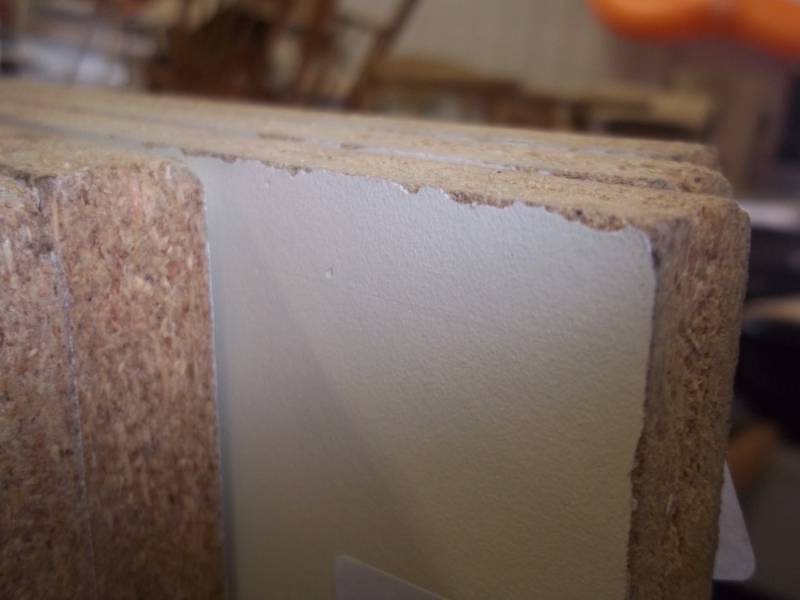 4 x 8 melamine board Double sided Almond 58