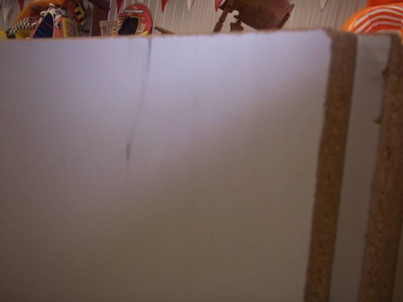 4 x 8 melamine board Double sided White 34