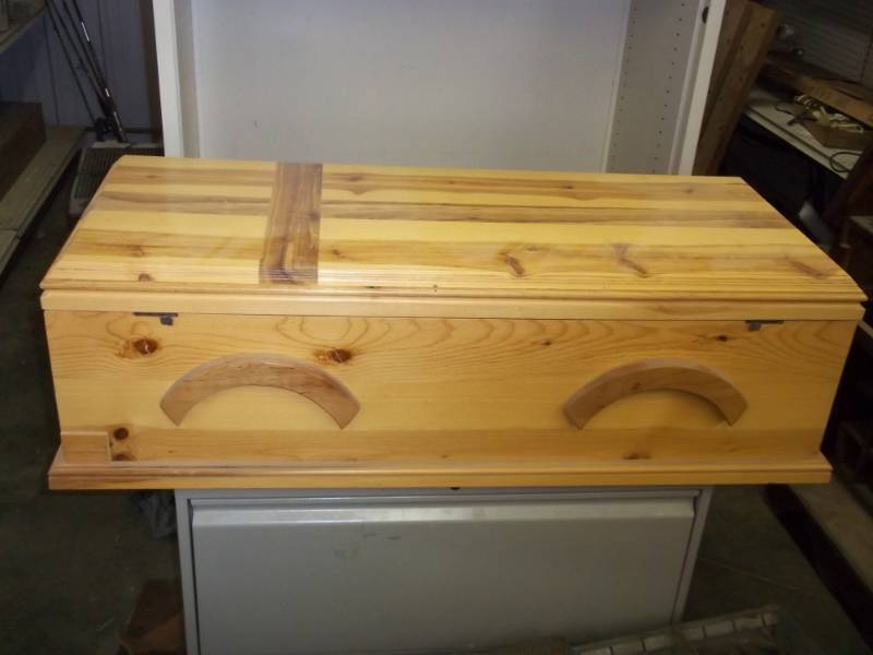 Pine Casket 40 12x16 12x12 12