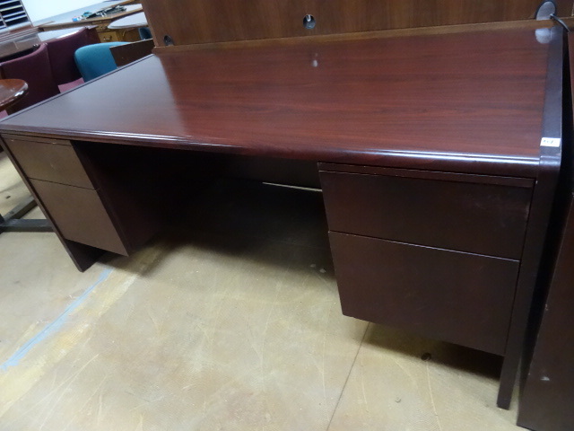 Cherry Finish Office Desk