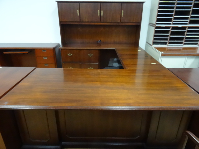 U Shaped Office Desk 4 Piece