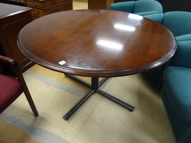 48 Round Metal Framed Table