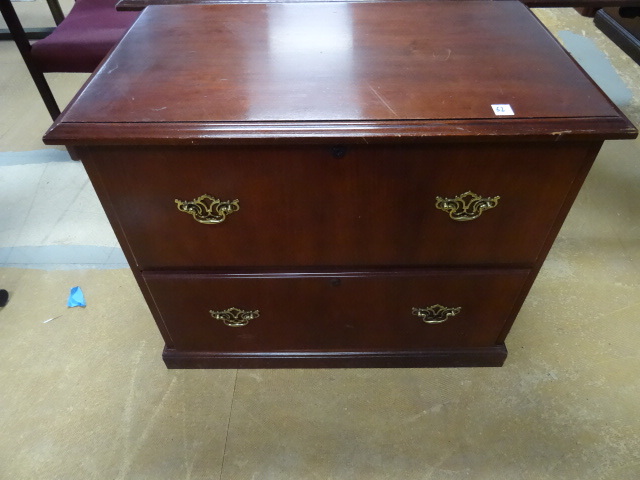 36 2 Drawer Wood Lateral File