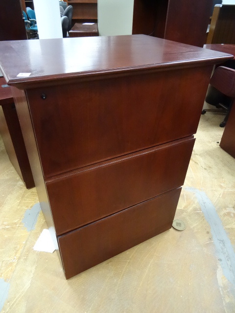 3 Drawer Wood Lateral File 32 X 24 X 43