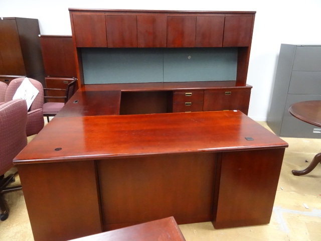 U Shaped Office Desk 4 Piece