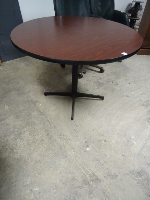42 Round Metal Framed Round  Table