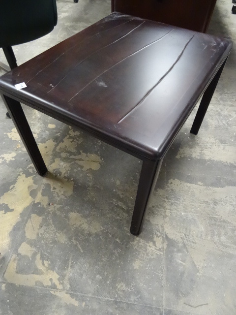 Wood End Table Top Needs Refinishing