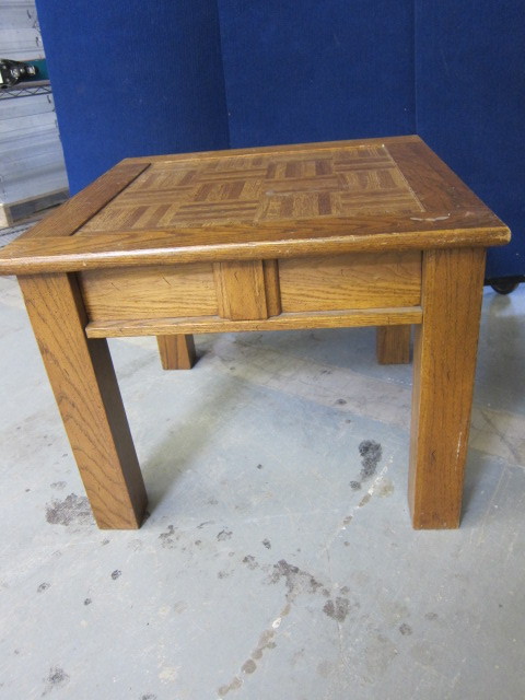 Wooden End Table