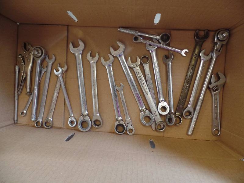 Box of Metric Wrenches, Ratchets