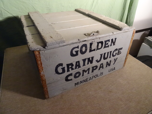 lot 11 image: Wood Crate Golden Juice Company