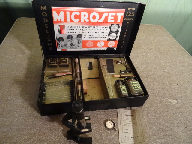 lot 98 image: Microset Model 2MX 125 Microscope