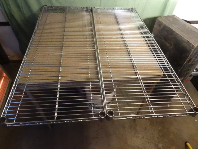 lot 137 image: 48 X 18 Wire Shelves NSF Qty2