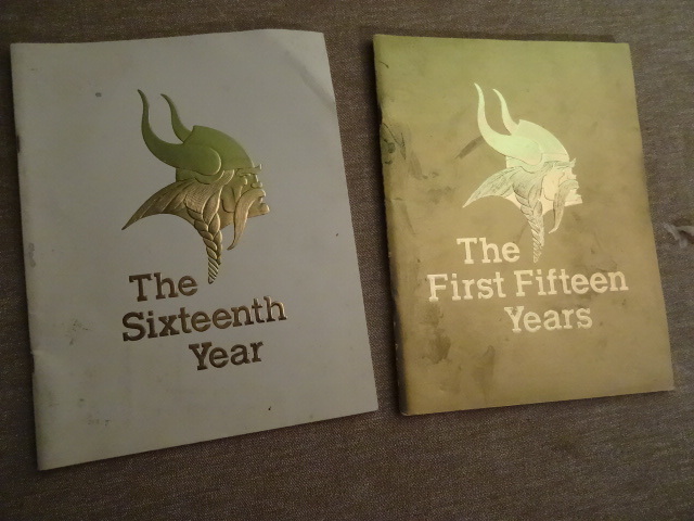 lot 165 image: 2 Vikings Year Books
