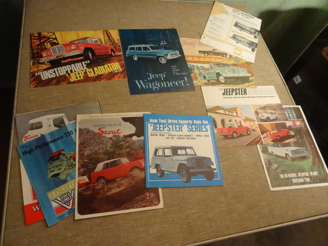 lot 169 image: Misc Jeep Sales Brochures