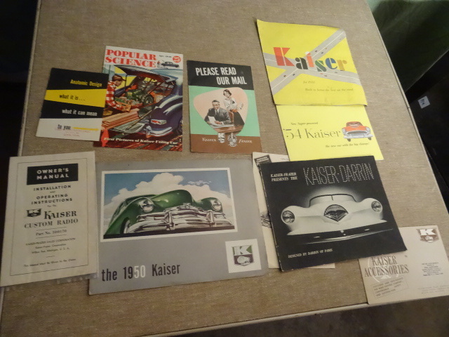 lot 171 image: Misc Kaiser Car Sales Literature