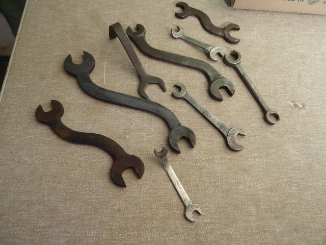 lot 182 image: Misc Vintage Wrenches